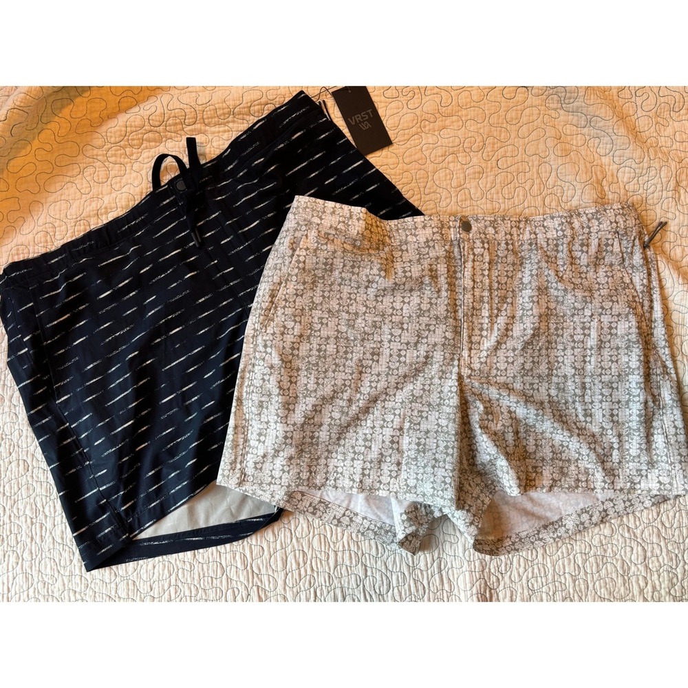 VRST Mens‎ Slim Fit 5 Inch Inseam Shorts XXL 2-Pack